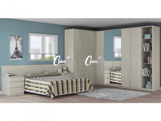 Quarto de Casal Modulado Kappesberg Square 06